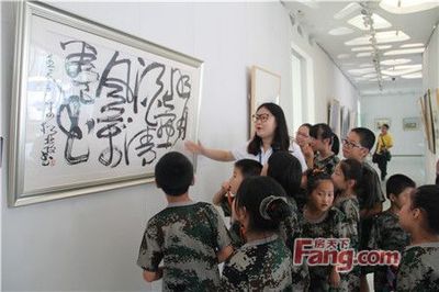 【房天下現(xiàn)場】感受軍旅文化 聆聽書畫講座 教育專修活動在京舉行